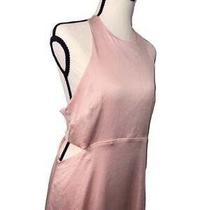 Express | Dresses | Express Brown Satin Maxi Dress Nwt | Poshmark